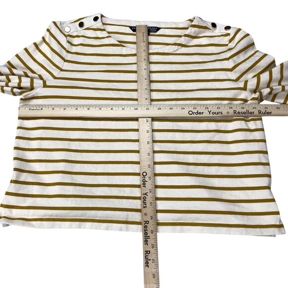Veronica Beard Jeans Hovey Striped Top Long Sleeve Women’s X- Large - Picture 8 of 15